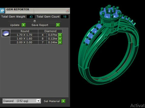 Wedding ring 3D Model