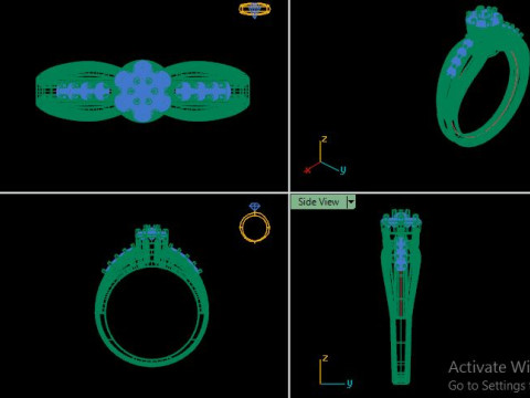 Wedding ring 3D Model