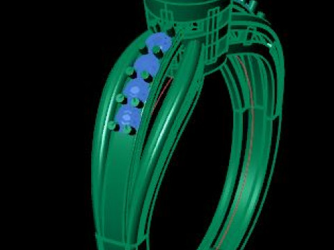 Wedding ring 3D Model