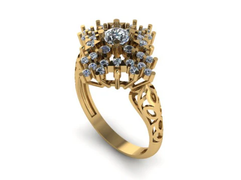 Cincin kawin Model 3D