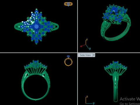 Wedding ring 3D Model