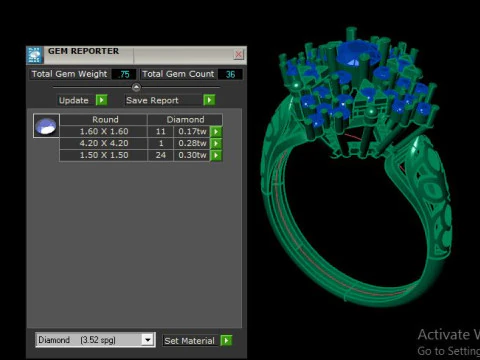 Wedding ring 3D Model