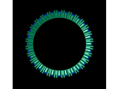 Band ring for daimonds Modelo 3D