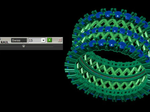 Band ring for daimonds 3D Model