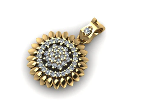 Liontin yang indah Model 3D