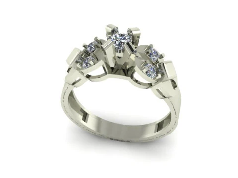 Solitair ring 3D Model