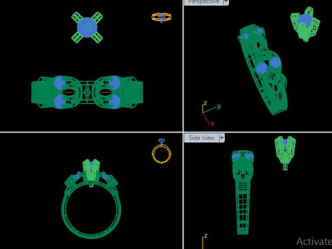 Solitair ring 3D Model