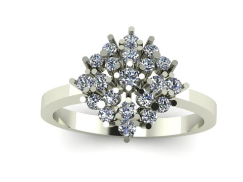 Fancy ring use for daimonds 3D Model