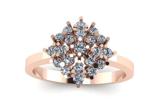 Fancy ring use for daimonds 3D Model