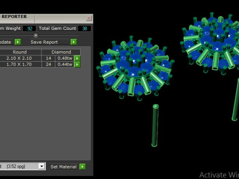 Eairrinrg use for daimonds Modelo 3D
