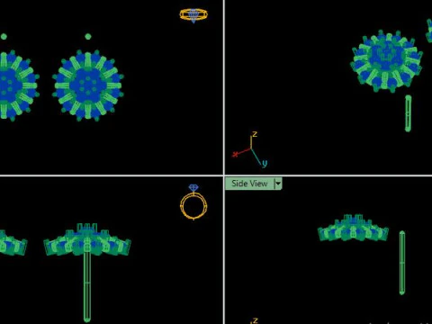 Eairrinrg use for daimonds 3D Model
