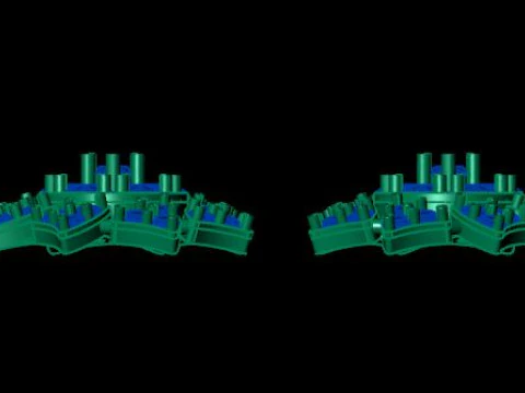 Beautifull eairring for daimonds 3D Model