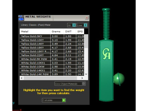 Cricket batball pandent Modello 3D