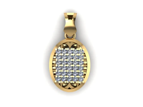 Diamond Pandent 3D Model