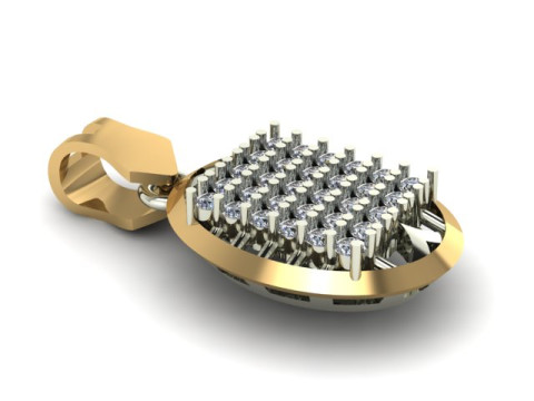 Diamond Pandent 3D मॉडल