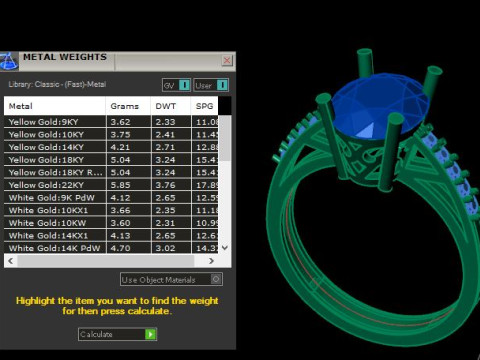 Ruby and Daimonds ring 3D 模型