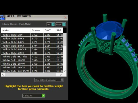 Ruby and Daimonds ring 3D Model