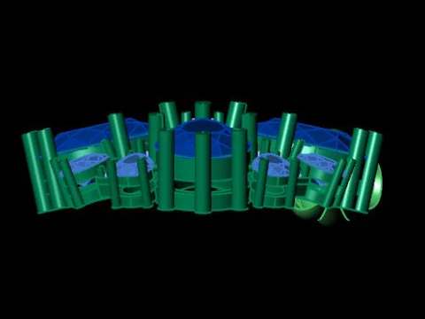 Ruby Emerald and daimond pandent 3D Model