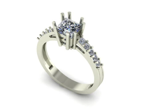 Princess Ring 3D Model