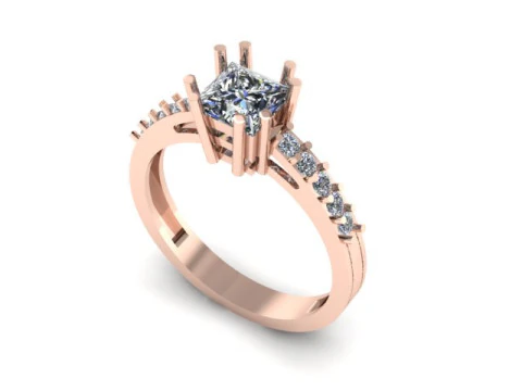 Princess Ring 3D Model