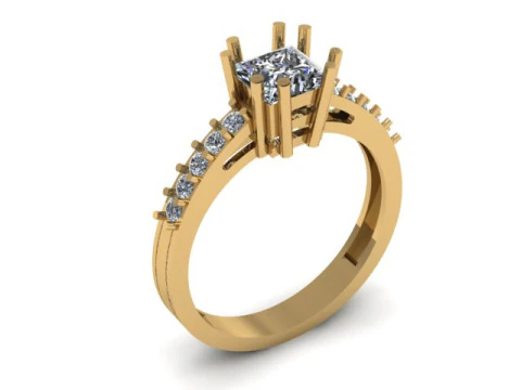 Princess Ring 3D Model
