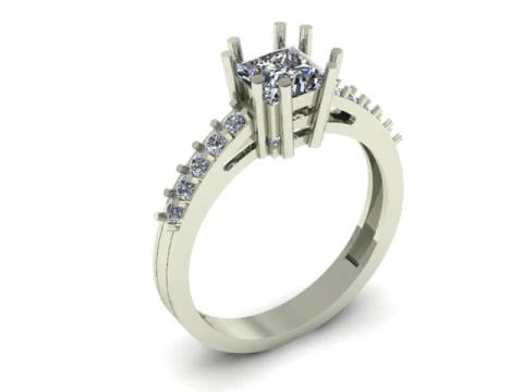 Princess Ring 3D Model