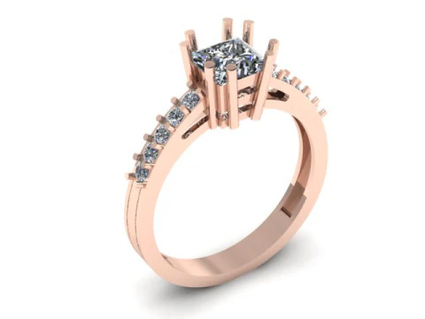 Princess Ring 3D Model