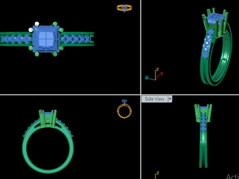 Princess Ring 3D Model