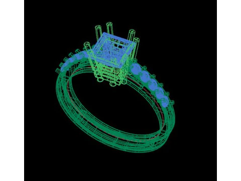 Princess Ring 3D Model