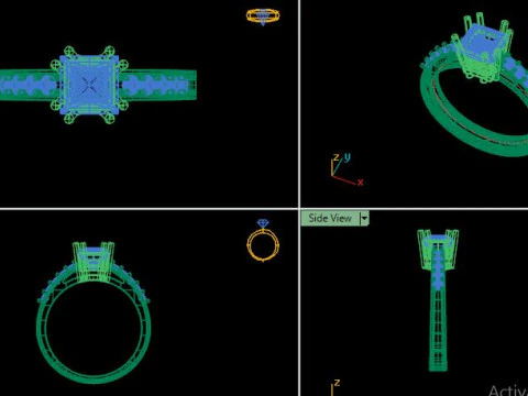 Princess Ring 3D Model