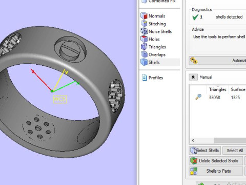 Beautifull band ring for daimonds 3Dモデル