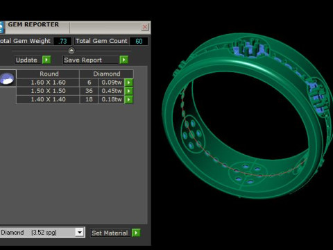 Band ring 3D print model Model 3D