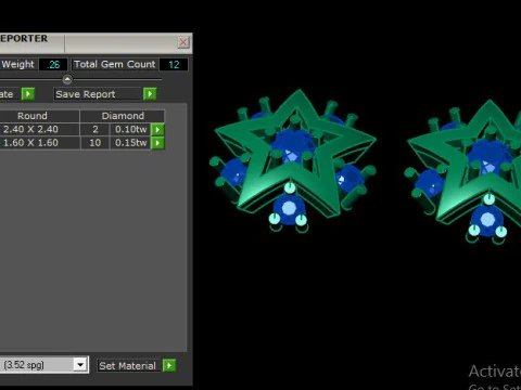 Daimonds tops 3D print model 3D Model