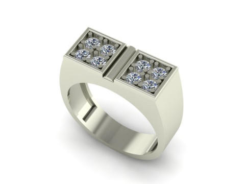 Man ring 3D print model 3D Model