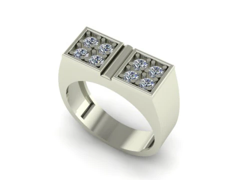 Man ring 3D print model 3D Model