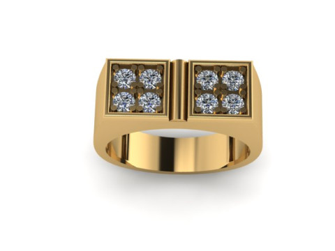 Man ring 3D print model 3D Model