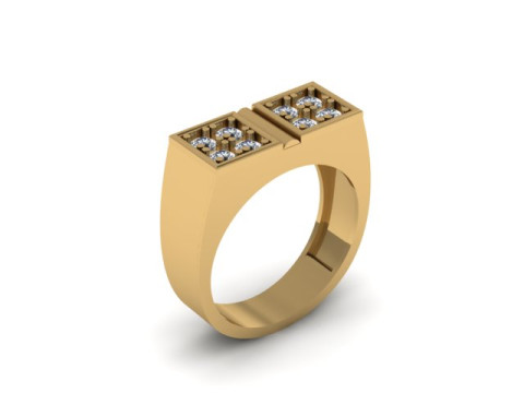 Man ring 3D print model 3D Model