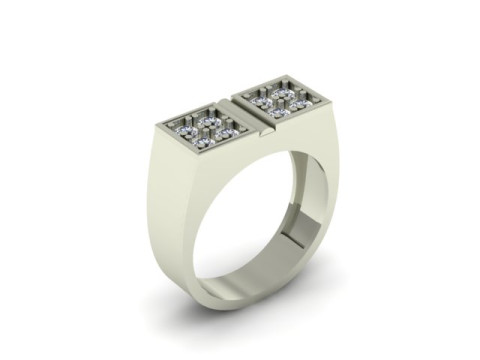 Man ring 3D print model 3D Model