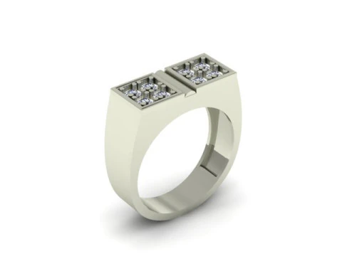 Man ring 3D print model 3D Model