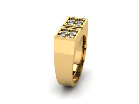 Man ring 3D print model 3D Model