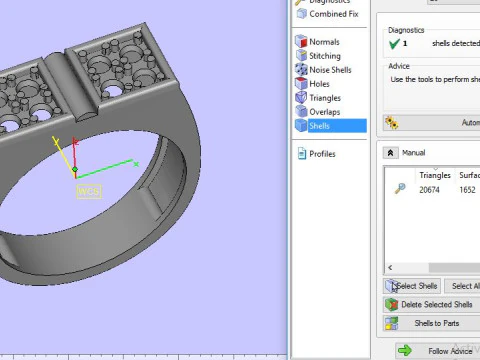 Man ring 3D print model 3D Model