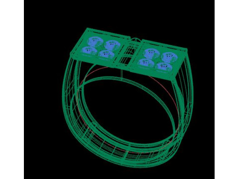 Man ring 3D print model 3D Model