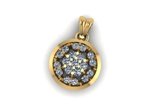 Women pandent for daimonds 3D Model