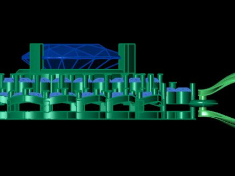 Ruby Emerald and daimond pandent 3D Модель