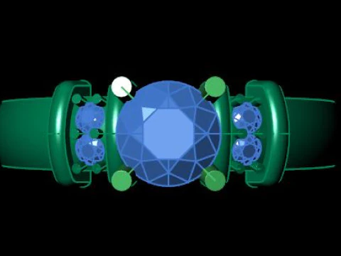 Solitair ring 3D Model