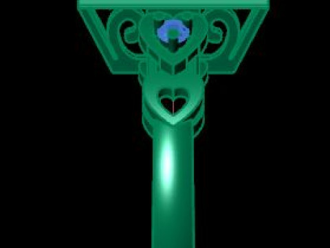 Princess diamond engagement ring 3D Модель