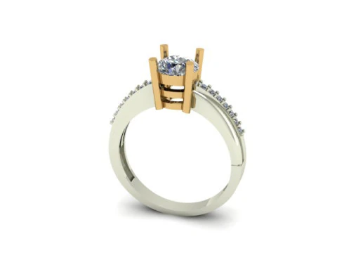 Solitair ring 3D Model