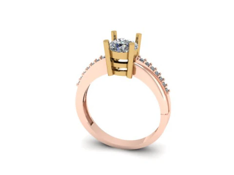 Solitair ring 3D Model