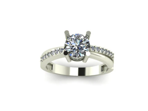 Solitair ring 3D Model