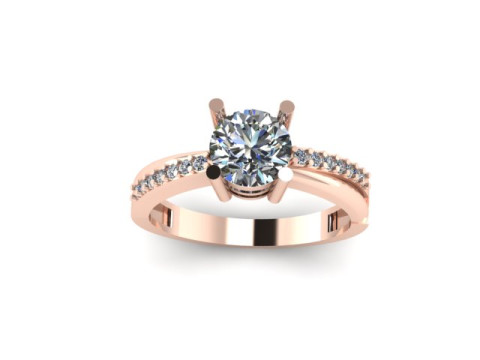 Solitair ring 3D मॉडल